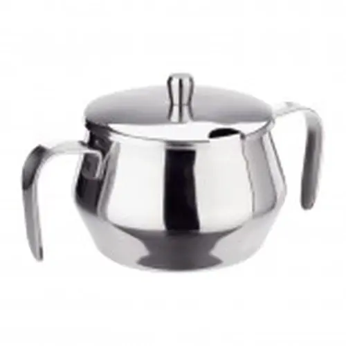 Zuckerdose mit Deckel 150 ml Edelstahl glänzend H 70 mm Top-Seller